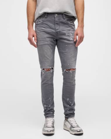 J. brand 36 kane slim straight leg denim jeans yellow fade mint Neiman  Marcus