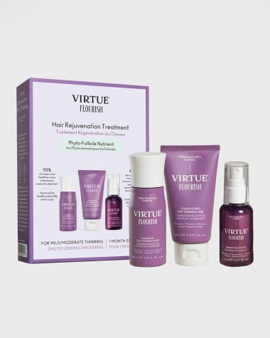 Virtue Flourish Hair Rejuvenation Treatment Kit 1-month Trial Size