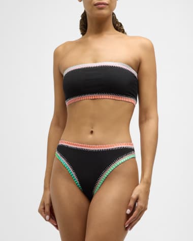 Victoria's Secret Mix-and-Match High-Waist Full Coverage Bikini Bottom,  Flame, X-Small : : Clothing, Shoes & Accessories