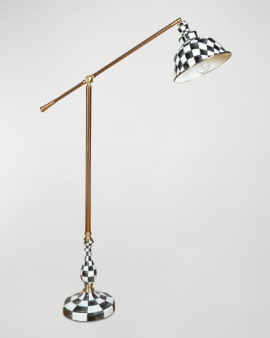 MacKenzie-Childs Courtly Check Reading Floor Lamp