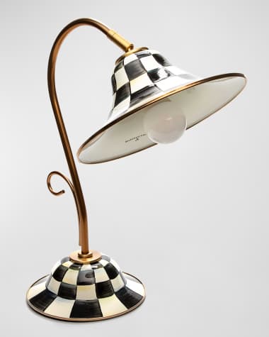 MacKenzie-Childs Courtly Check 17.65" Desk Lamp