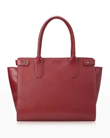 Gigi New York Reese Leather Top Handle Satchel Bag