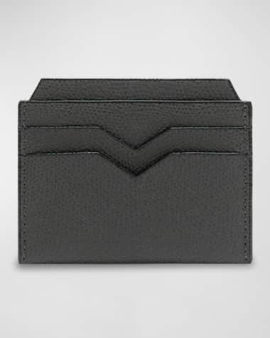 Valextra Calf Leather Card Holder