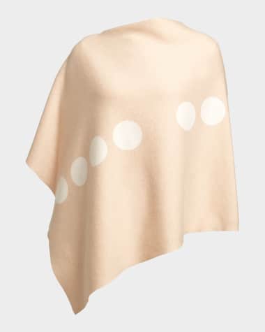 Elyse Maguire The Marconi Morse Code Hug Knit Poncho