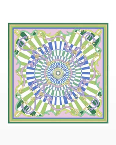 Rani Arabella Printed Cashmere-Blend Scarf