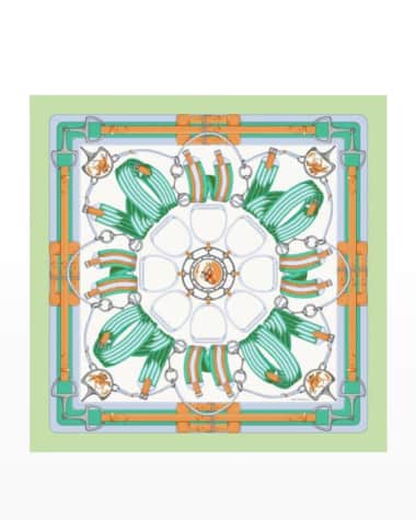 Rani Arabella Printed Cashmere-Blend Scarf