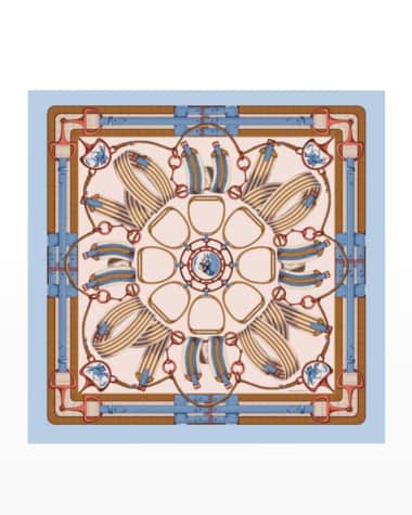 Rani Arabella Printed Cashmere-Blend Scarf