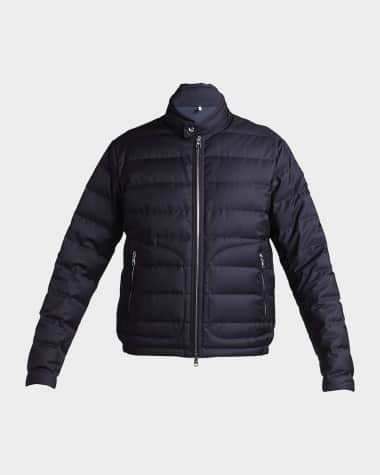 Moncler Men's Acorus Quilted Wool Jacket