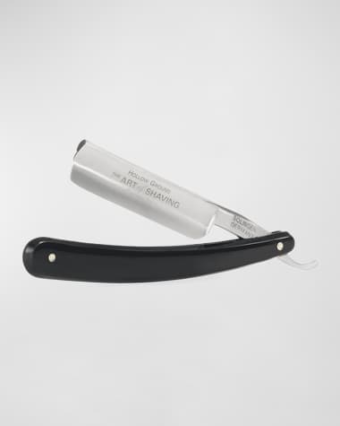 The Art of Shaving Exclusive Straight Razor with Black Handle
