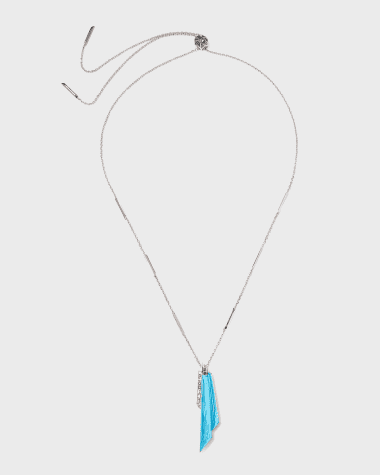 Stephen Webster Shard Pendant Necklace with Turquoise Clear Quartz