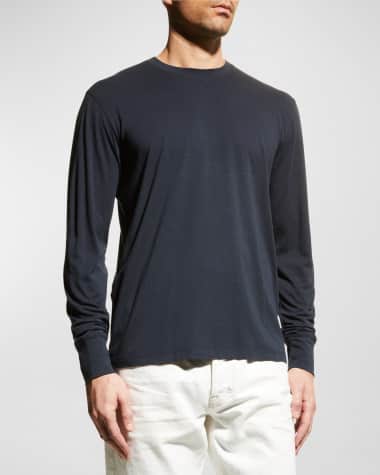TOM FORD Men's Long-Sleeve Solid T-Shirt