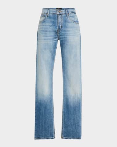 7 for all mankind Men's The Straight Stretch Jeans