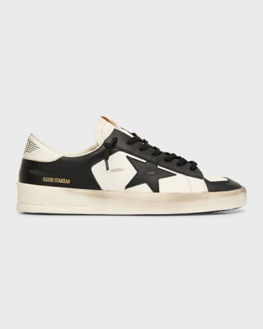 Golden Goose Men's Stardan Star Leather Low-Top Sneakers