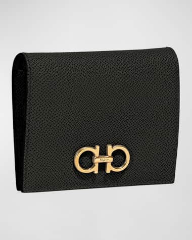 Ferragamo Gancini French Leather Wallet