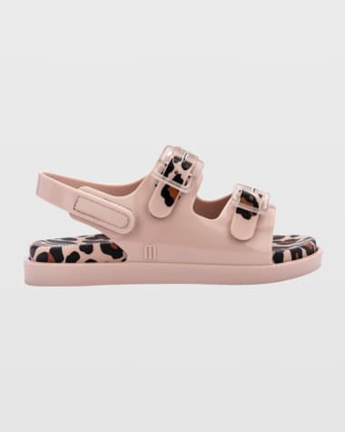 Mini Melissa Girl's Printed Double-Buckle Sandals, Baby/Toddlers