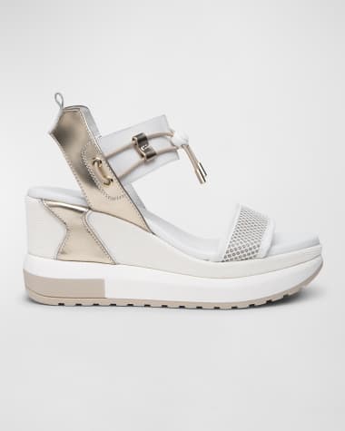 NeroGiardini Bungee Wedge Sandals