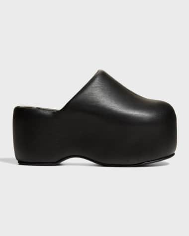 SIMONMILLER Bubble Vegan Leather Slide Platform Clogs