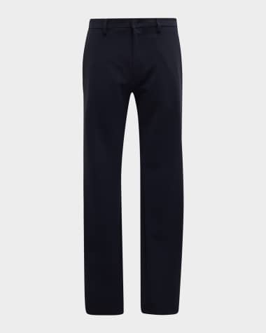 Theory Men's Zaine Precision Ponte Slim-Straight Chino-Style Pants