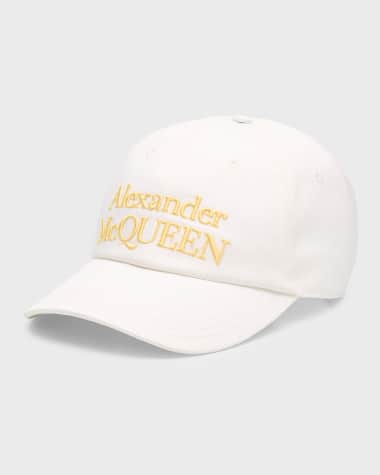Alexander McQueen Men's Stacked Logo Baseball Hat