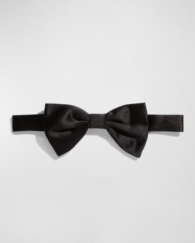 Canali Men's Solid Silk Bow Tie