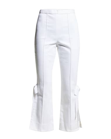 Cinq a Sept Lou Denim Pants with Ties