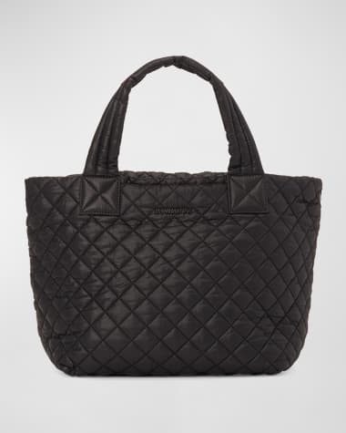 MZ WALLACE Metro Deluxe Small Quilted Nylon Tote Bag
