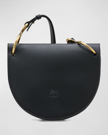Tondina  Women's crossbody bag in leather color black – Il Bisonte