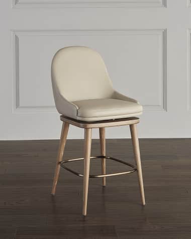 Interlude Home Harper Swivel Counter Stool, 26"
