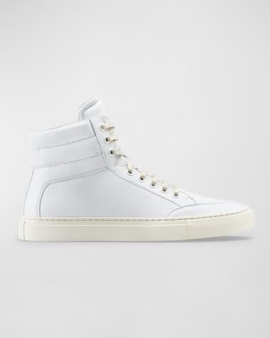 Koio Men's Primo Tonal Leather High-Top Sneakers
