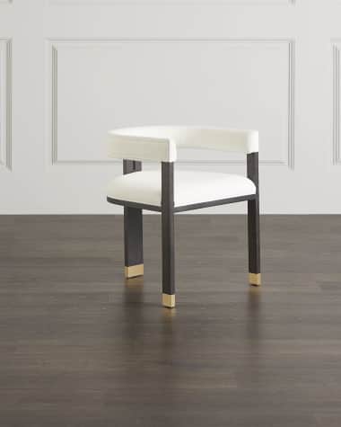 Worlds Away Lela Barrell Back Dining Chair