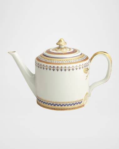 Mottahedeh Chinoise Blue Tea Pot