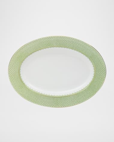 Mottahedeh Apple Lace Oval Platter