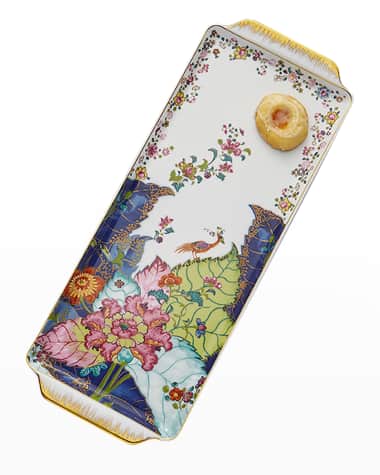 Mottahedeh Tobacco Leaf Sandwich Tray