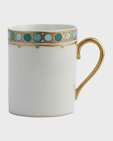 Haviland & Parlon Syracuse Turquoise Mug