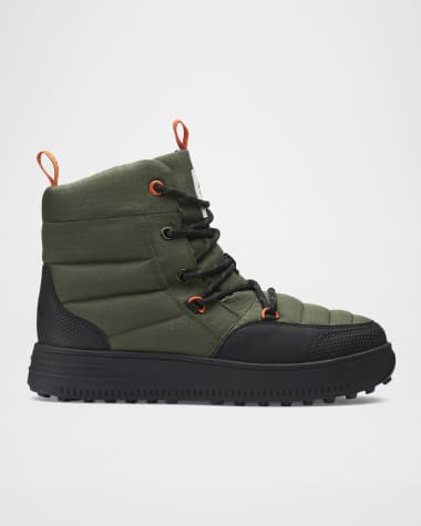 Swims Men's Snow Runner Water-Resistant Quilted Boots