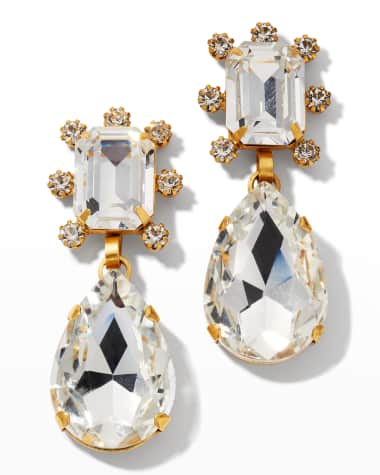 Elizabeth Cole Kelly Crystal Earrings
