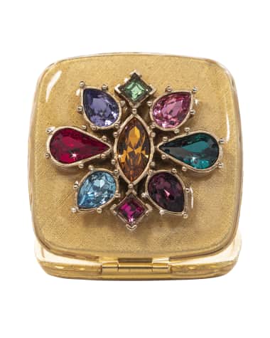 Jay Strongwater Over Jeweled Square Compact