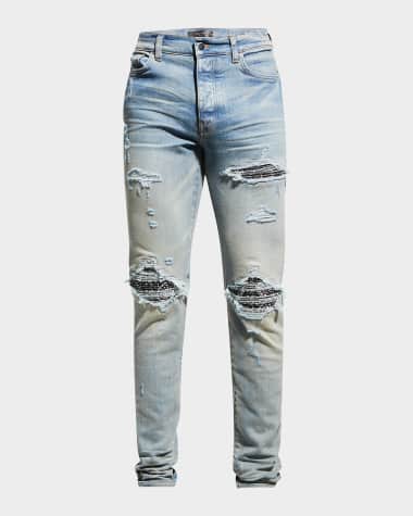 Amiri Men's MX1 Bandana Repair Skinny Jeans