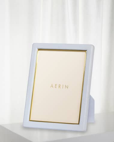 AERIN Piero Leather Photo Frame, 5" x 7"