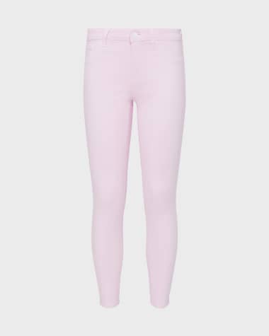 L'Agence Margot High-Rise Coated Skinny Jeans