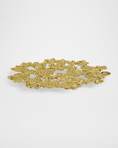 Michael Aram Gold Orchid Trivet