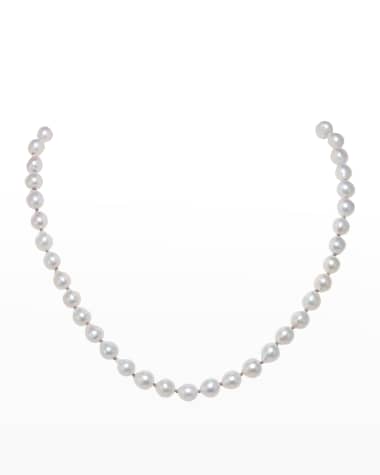 Margo Morrison White Freshwater Pearl Necklace, 17"L
