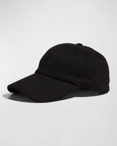 THE ROW Caspian Silk Piqué Baseball Hat
