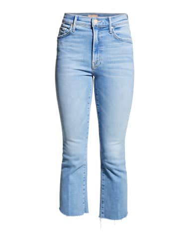 MOTHER The Insider Crop Step Fray Jeans