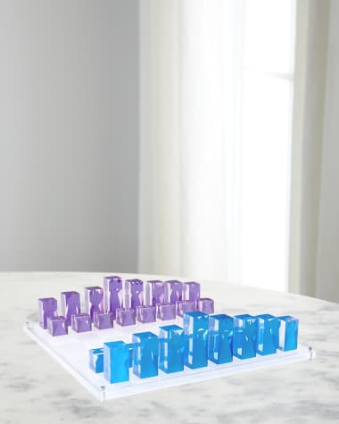 Jonathan Adler Acrylic Chess Set