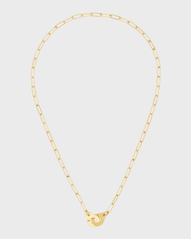 DINH VAN Yellow Gold Menottes R10 Medium Chain Necklace