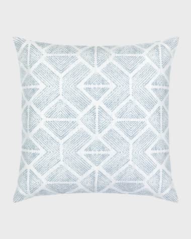 Elaine Smith Bakuba Indoor/Outdoor Pillow, 20"Sq