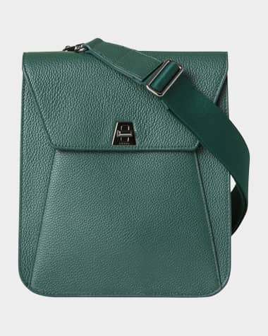 Akris Anouk Small Leather Messenger Bag