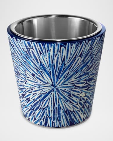 LADORADA 9" Blue Almendro Ice Bucket