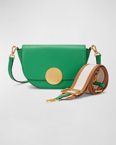 Oryany Lottie Saddle Leather Crossbody Bag